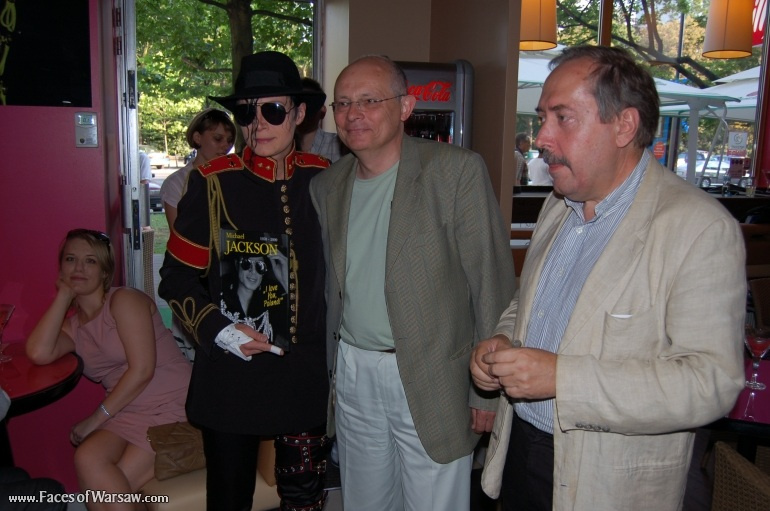 Faces of Warsaw - Promotion of Czesław Czapliński's book "Michael Jackson "I love You, Poland!"