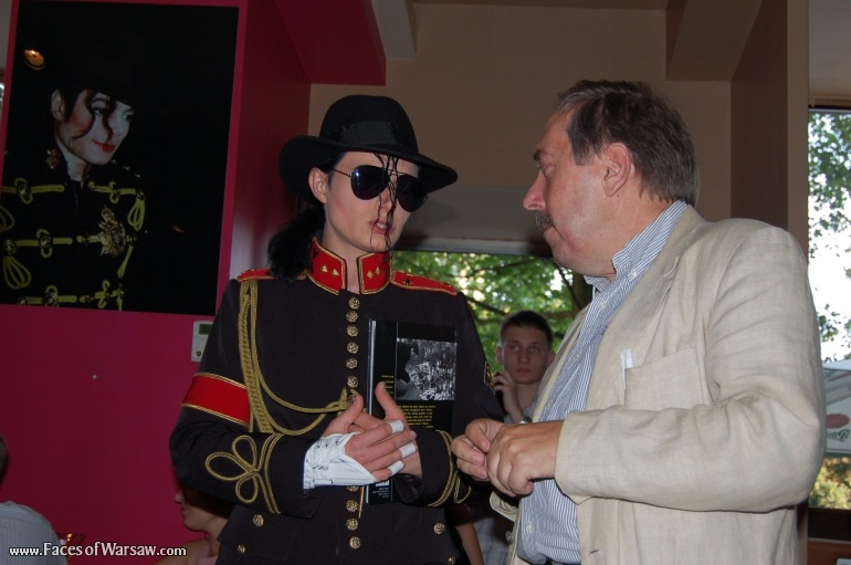 Faces of Warsaw - Promotion of Czesław Czapliński's book "Michael Jackson "I love You, Poland!"