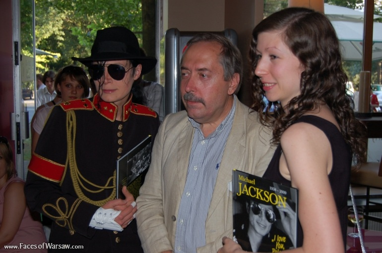 Faces of Warsaw - Promotion of Czesław Czapliński's book "Michael Jackson "I love You, Poland!"