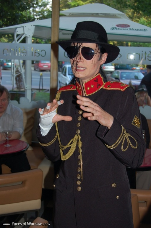 Faces of Warsaw - Promotion of Czesław Czapliński's book "Michael Jackson "I love You, Poland!"