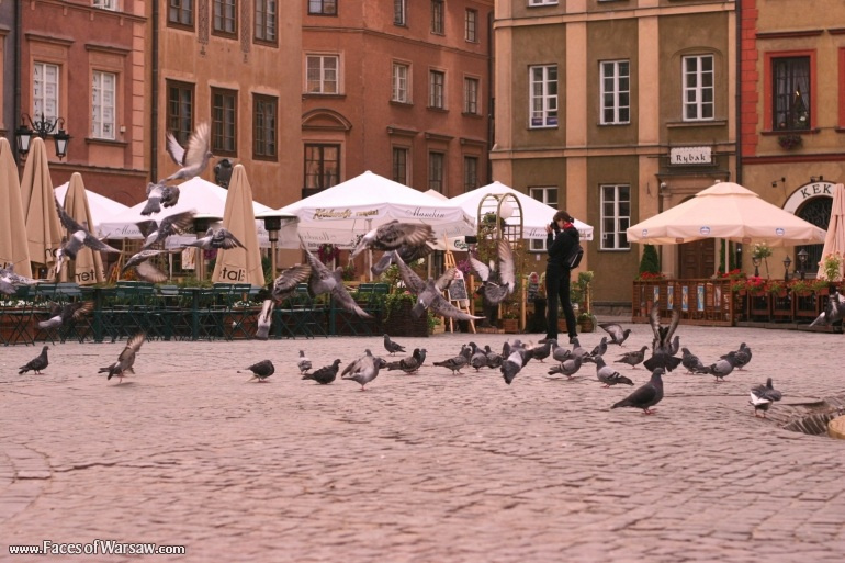 Faces of Warsaw - Market - Place: early morning