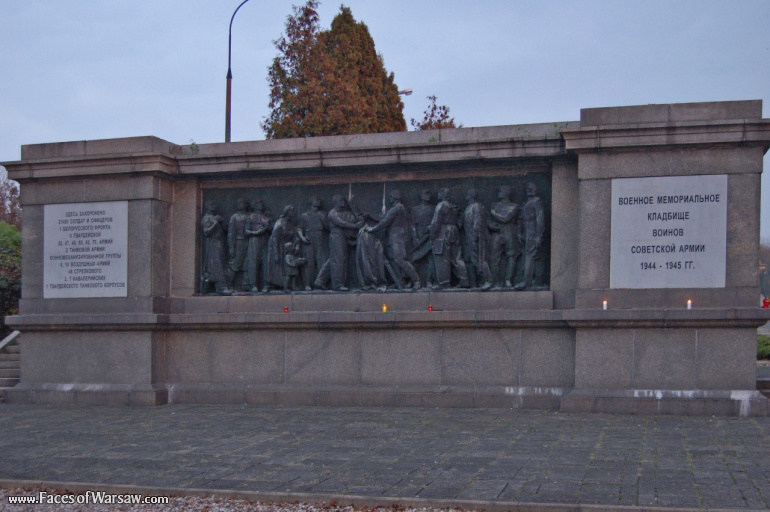 Faces of Warsaw - Soviet Army Soldiers' Cemetery - Mausoleum, All Saints 2009