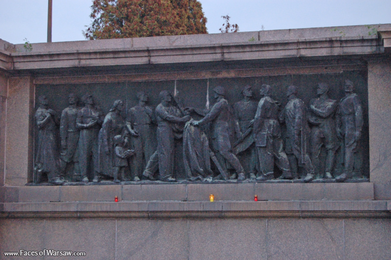Faces of Warsaw - Soviet Army Soldiers' Cemetery - Mausoleum, All Saints 2009