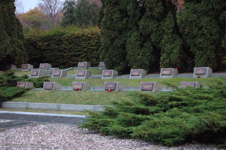 Faces of Warsaw - Soviet Army Soldiers' Cemetery - Mausoleum, All Saints 2009