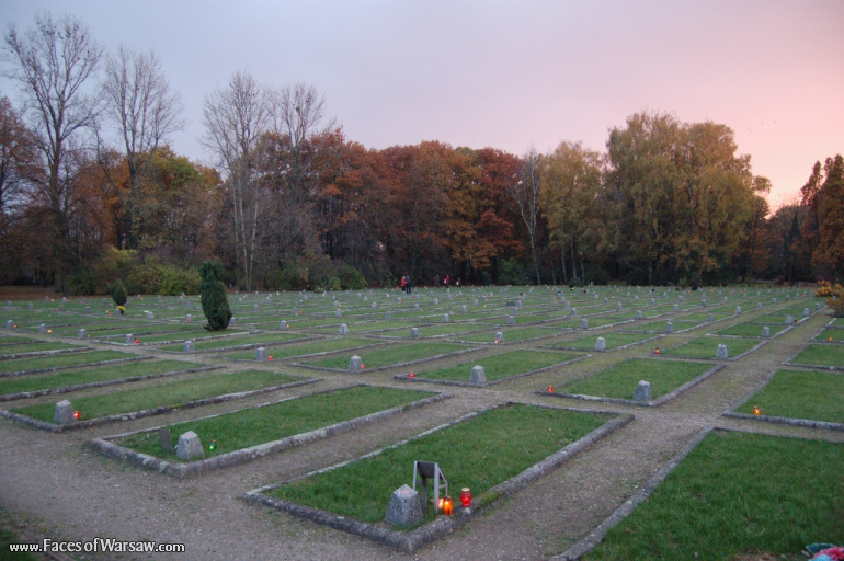 Faces of Warsaw - Soviet Army Soldiers' Cemetery - Mausoleum, All Saints 2009