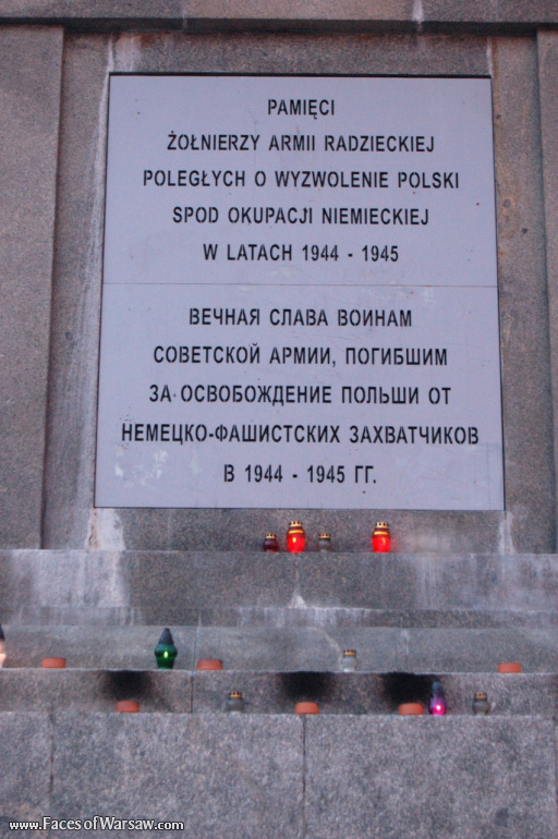 Faces of Warsaw - Soviet Army Soldiers' Cemetery - Mausoleum, All Saints 2009
