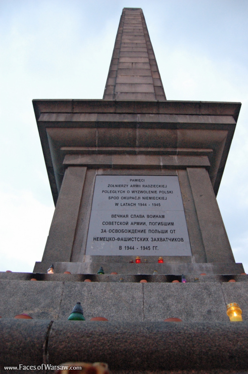 Faces of Warsaw - Soviet Army Soldiers' Cemetery - Mausoleum, All Saints 2009
