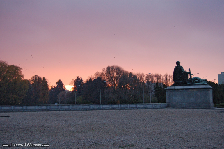 Faces of Warsaw - Soviet Army Soldiers' Cemetery - Mausoleum, All Saints 2009