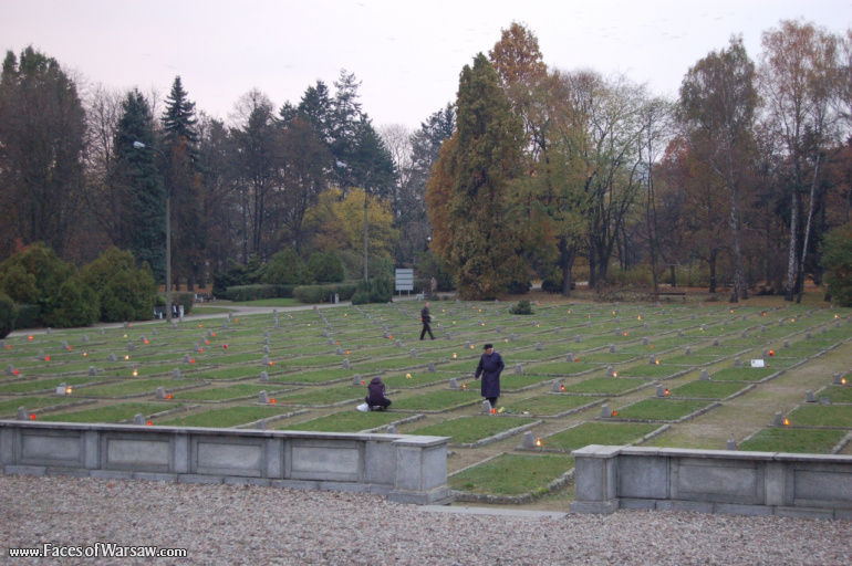 Faces of Warsaw - Soviet Army Soldiers' Cemetery - Mausoleum, All Saints 2009