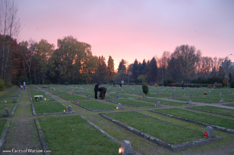 Faces of Warsaw - Soviet Army Soldiers' Cemetery - Mausoleum, All Saints 2009