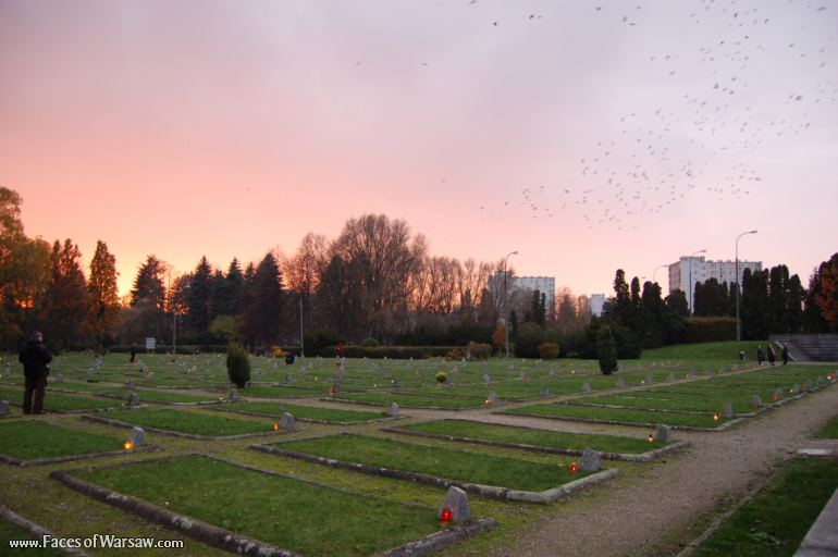 Faces of Warsaw - Soviet Army Soldiers' Cemetery - Mausoleum, All Saints 2009