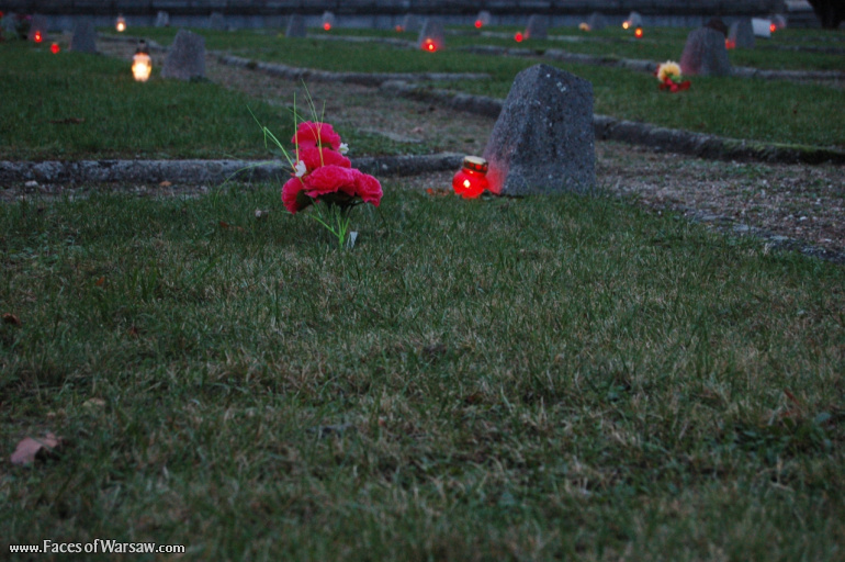 Faces of Warsaw - Soviet Army Soldiers' Cemetery - Mausoleum, All Saints 2009