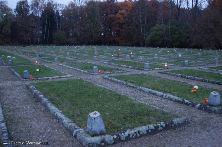 Faces of Warsaw - Soviet Army Soldiers' Cemetery - Mausoleum, All Saints 2009