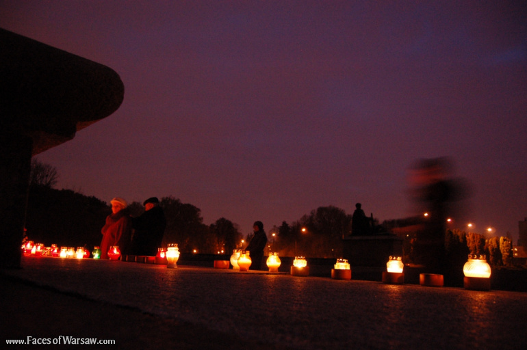 Faces of Warsaw - Soviet Army Soldiers' Cemetery - Mausoleum, All Saints 2009