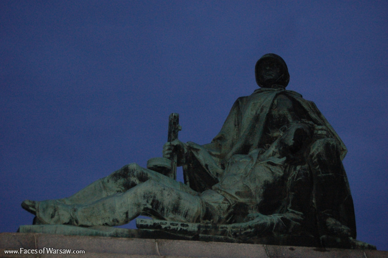 Faces of Warsaw - Soviet Army Soldiers' Cemetery - Mausoleum, All Saints 2009