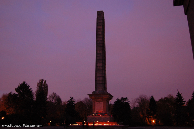 Faces of Warsaw - Soviet Army Soldiers' Cemetery - Mausoleum, All Saints 2009