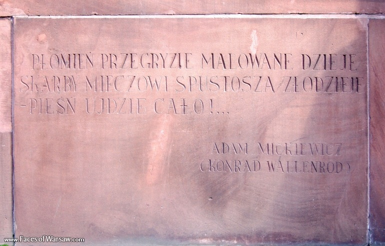Faces of Warsaw - Chopin Monument