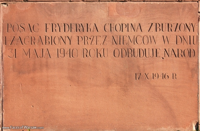 Faces of Warsaw - Chopin Monument