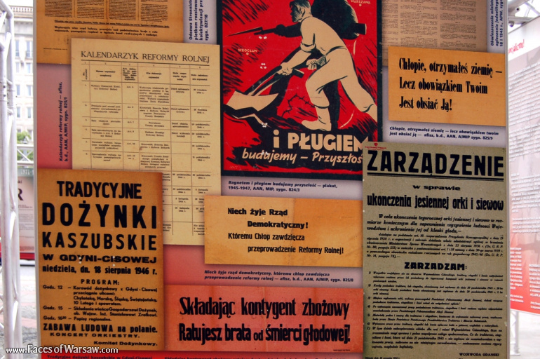 Faces of Warsaw - "We go separate ways with the oponents of socialism!", Konstytucji Square, 2009