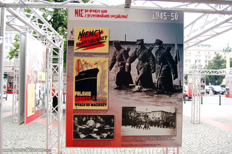 Faces of Warsaw - "We go separate ways with the oponents of socialism!", Konstytucji Square, 2009