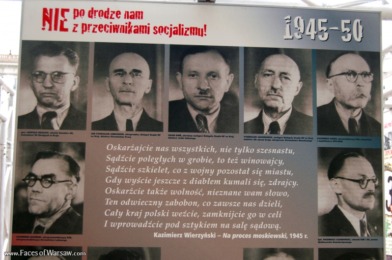 Faces of Warsaw - "We go separate ways with the oponents of socialism!", Konstytucji Square, 2009