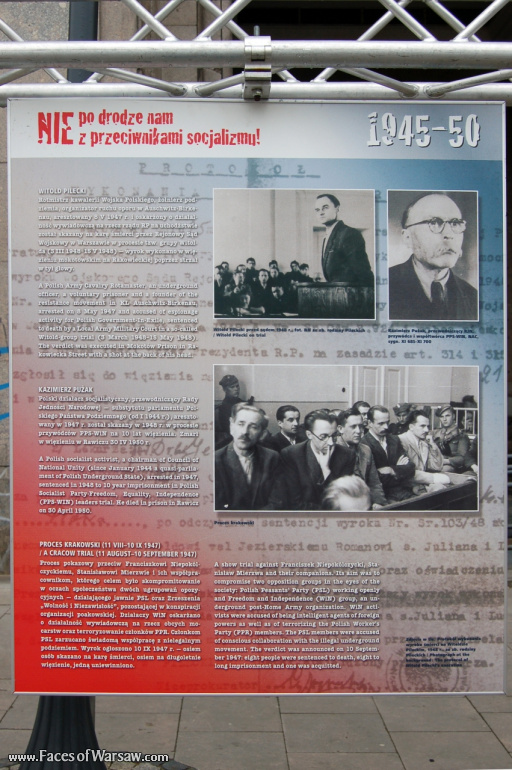 Faces of Warsaw - "We go separate ways with the oponents of socialism!", Konstytucji Square, 2009