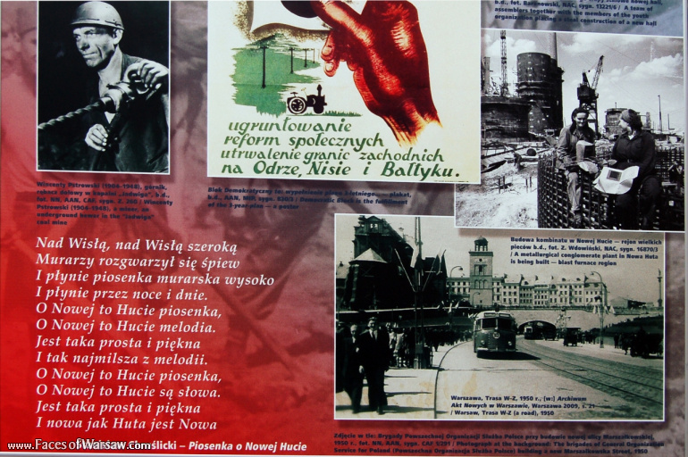 Faces of Warsaw - "We go separate ways with the oponents of socialism!", Konstytucji Square, 2009