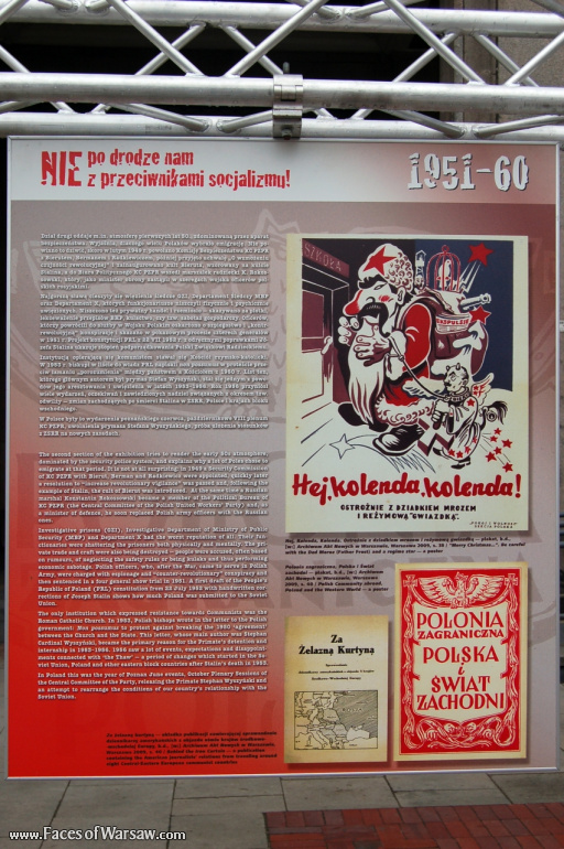 Faces of Warsaw - "We go separate ways with the oponents of socialism!", Konstytucji Square, 2009