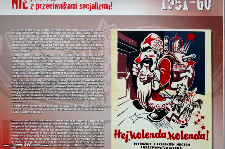 Faces of Warsaw - "We go separate ways with the oponents of socialism!", Konstytucji Square, 2009