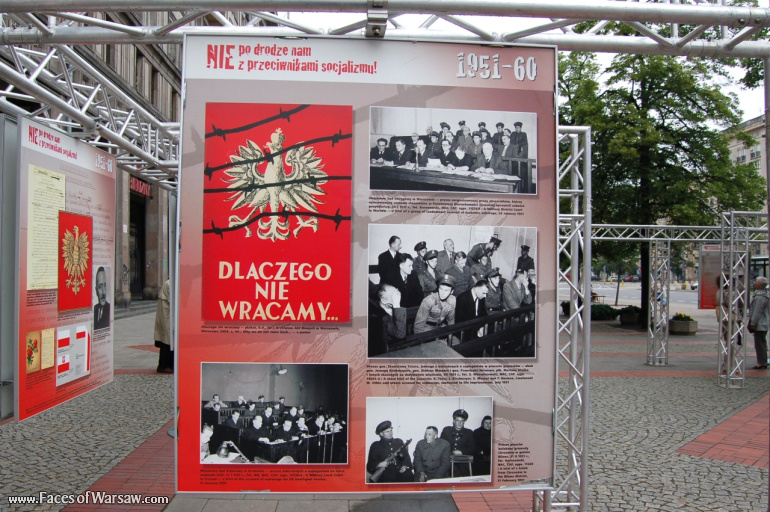 Faces of Warsaw - "We go separate ways with the oponents of socialism!", Konstytucji Square, 2009