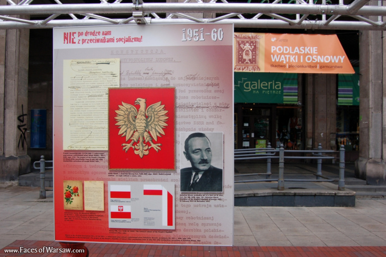 Faces of Warsaw - "We go separate ways with the oponents of socialism!", Konstytucji Square, 2009