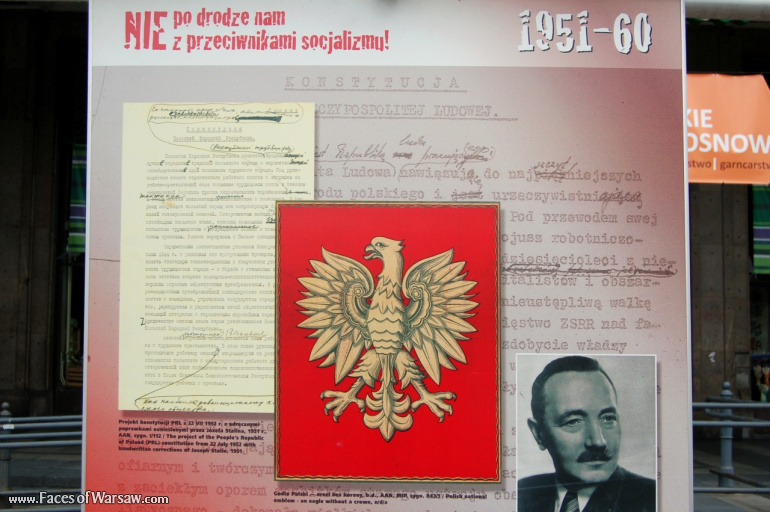 Faces of Warsaw - "We go separate ways with the oponents of socialism!", Konstytucji Square, 2009