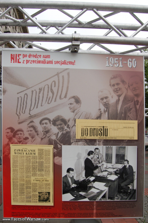 Faces of Warsaw - "We go separate ways with the oponents of socialism!", Konstytucji Square, 2009