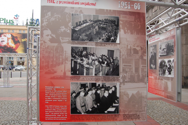 Faces of Warsaw - "We go separate ways with the oponents of socialism!", Konstytucji Square, 2009