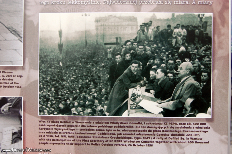 Faces of Warsaw - "We go separate ways with the oponents of socialism!", Konstytucji Square, 2009
