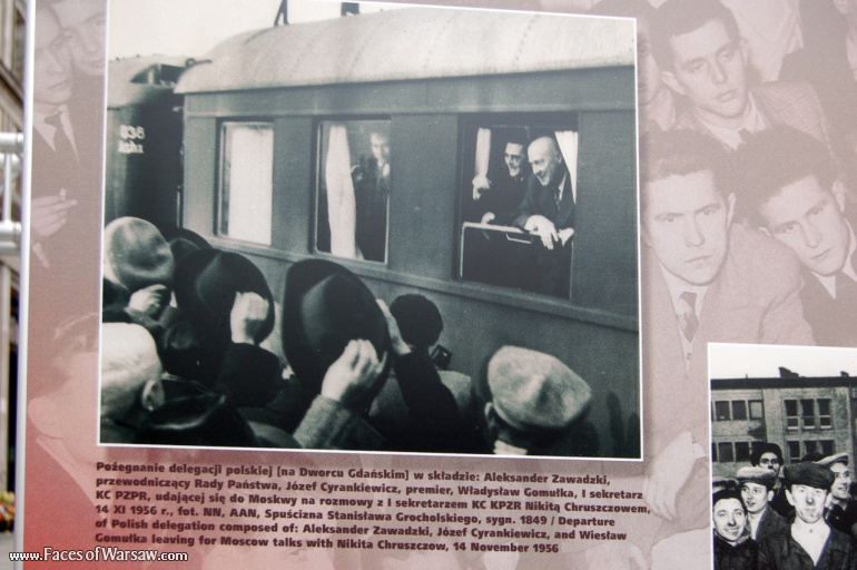 Faces of Warsaw - "We go separate ways with the oponents of socialism!", Konstytucji Square, 2009