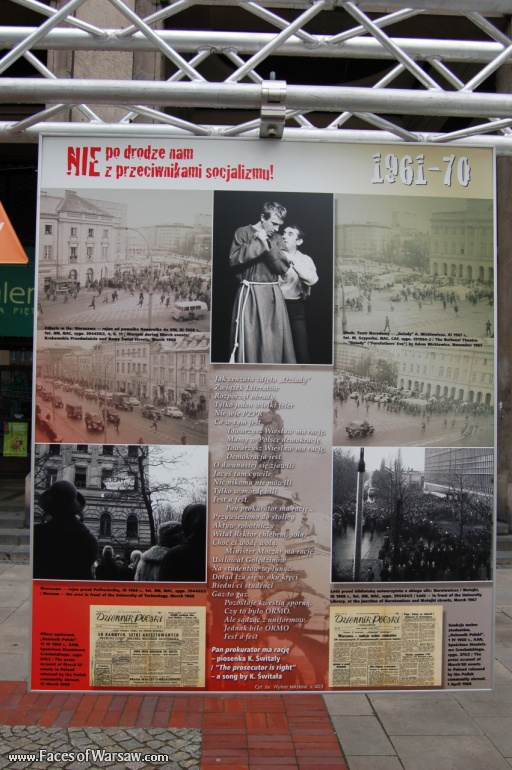 Faces of Warsaw - "We go separate ways with the oponents of socialism!", Konstytucji Square, 2009