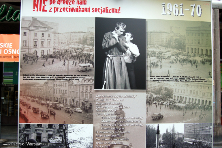 Faces of Warsaw - "We go separate ways with the oponents of socialism!", Konstytucji Square, 2009