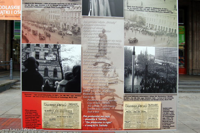 Faces of Warsaw - "We go separate ways with the oponents of socialism!", Konstytucji Square, 2009