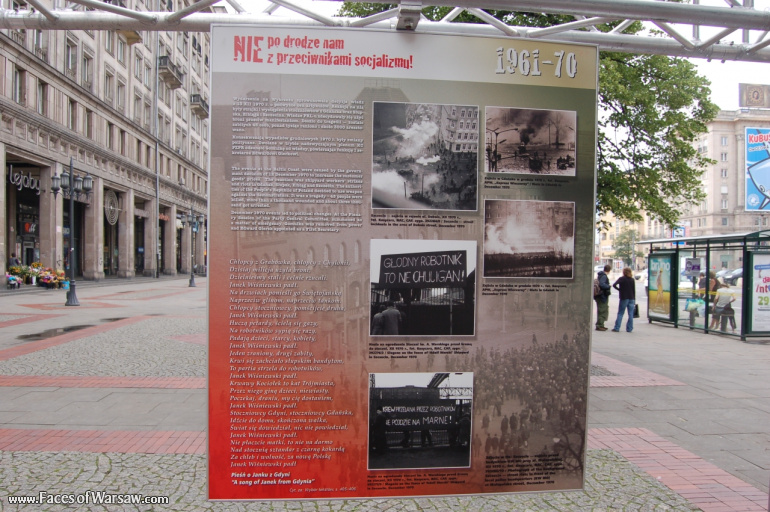 Faces of Warsaw - "We go separate ways with the oponents of socialism!", Konstytucji Square, 2009