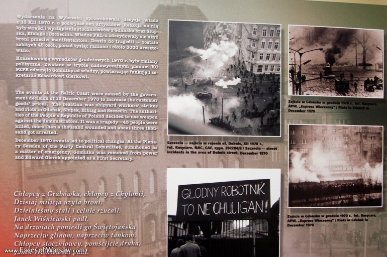 Faces of Warsaw - "We go separate ways with the oponents of socialism!", Konstytucji Square, 2009