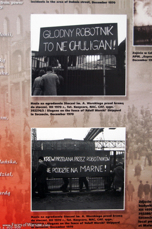 Faces of Warsaw - "We go separate ways with the oponents of socialism!", Konstytucji Square, 2009