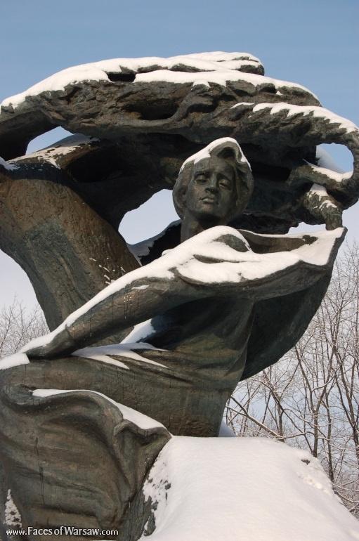 Faces of Warsaw - Chopin Monument in Winter