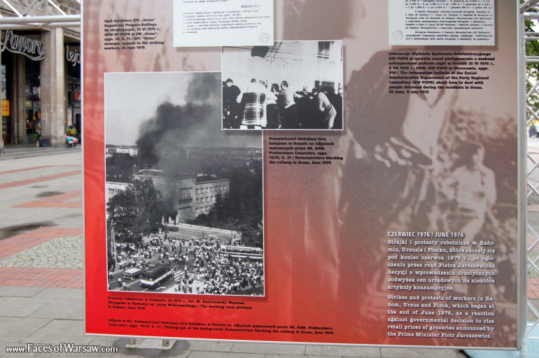 Faces of Warsaw - "We go separate ways with the oponents of socialism!", Konstytucji Square, 2009