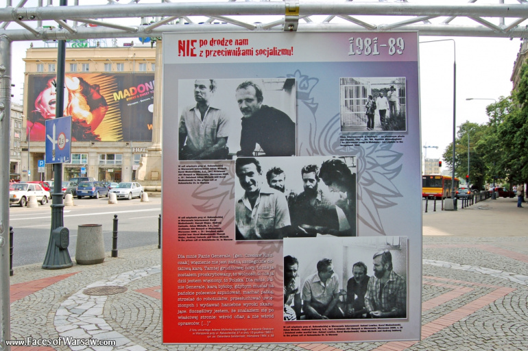 Faces of Warsaw - "We go separate ways with the oponents of socialism!", Konstytucji Square, 2009