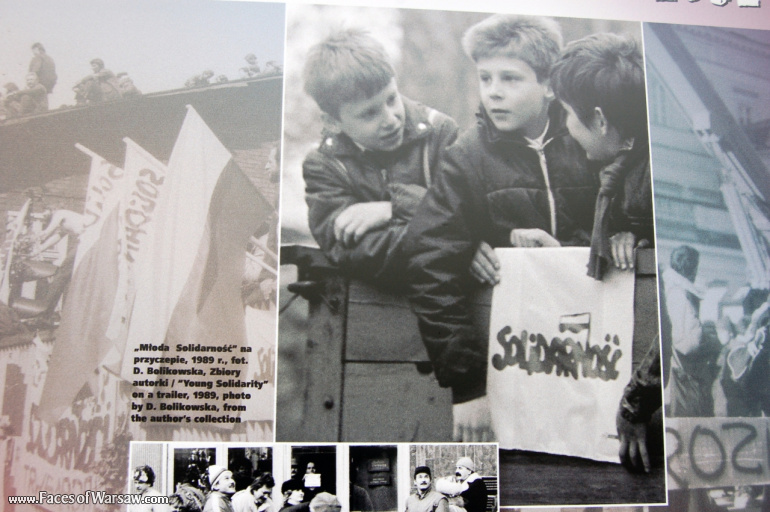 Faces of Warsaw - "We go separate ways with the oponents of socialism!", Konstytucji Square, 2009