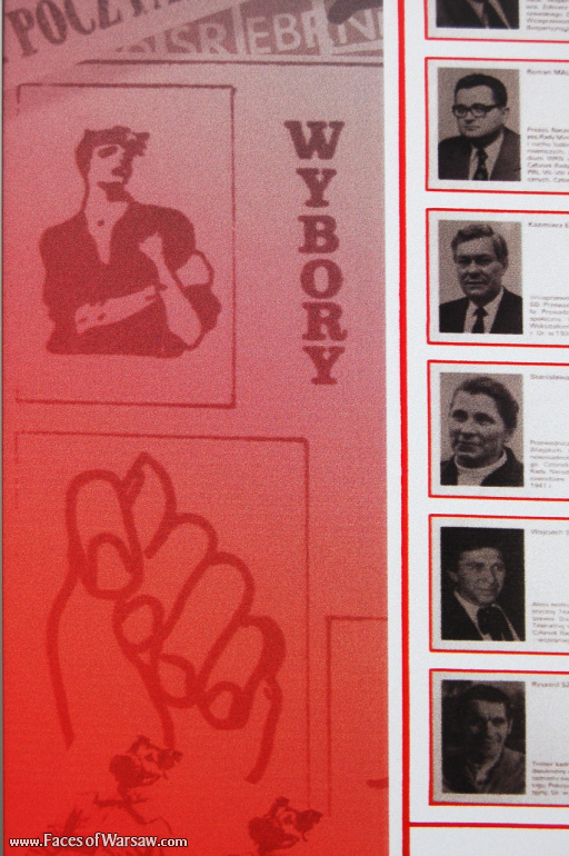 Faces of Warsaw - "We go separate ways with the oponents of socialism!", Konstytucji Square, 2009