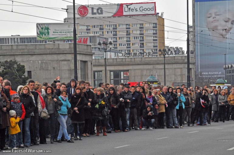 Faces of Warsaw - National mourning after government plane crash near Smolensk