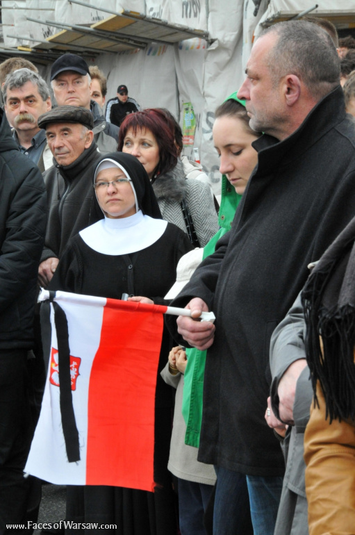 Faces of Warsaw - National mourning after government plane crash near Smolensk