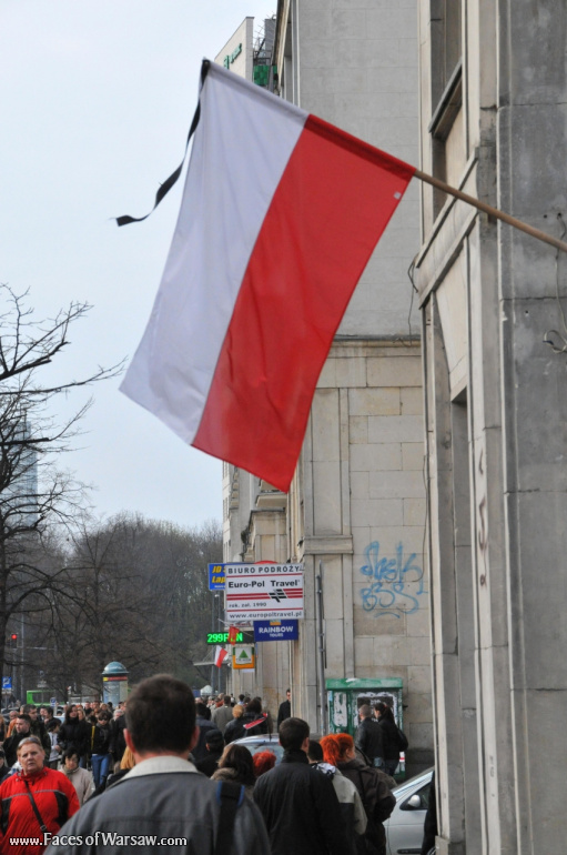 Faces of Warsaw - National mourning after government plane crash near Smolensk